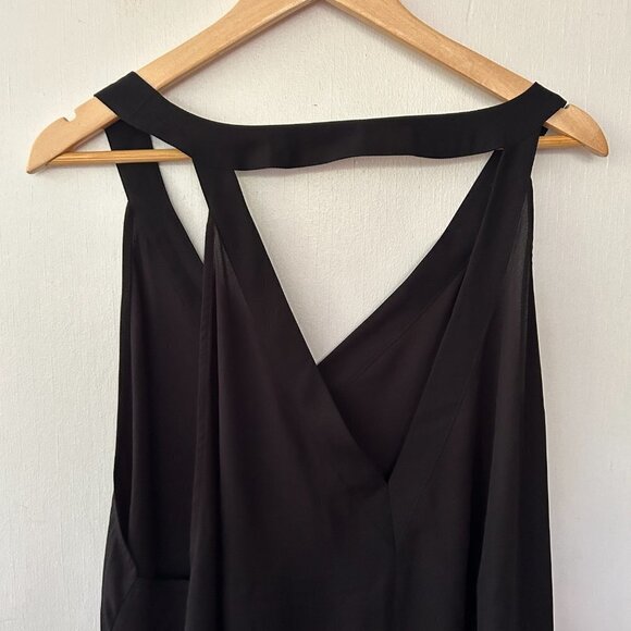 ASOS Tank Womens Plus Size 22 Black Nearly Sheer Strappy - Picture 6 of 7